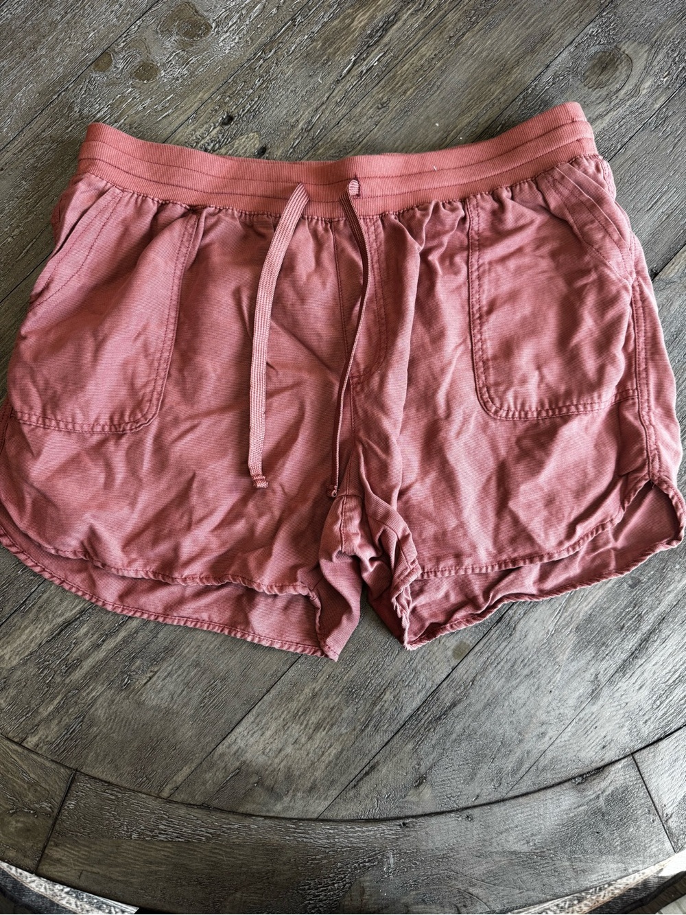 Maurices Dusty Rose Pull On Utility Shorts Drawstring Plus Size 16W